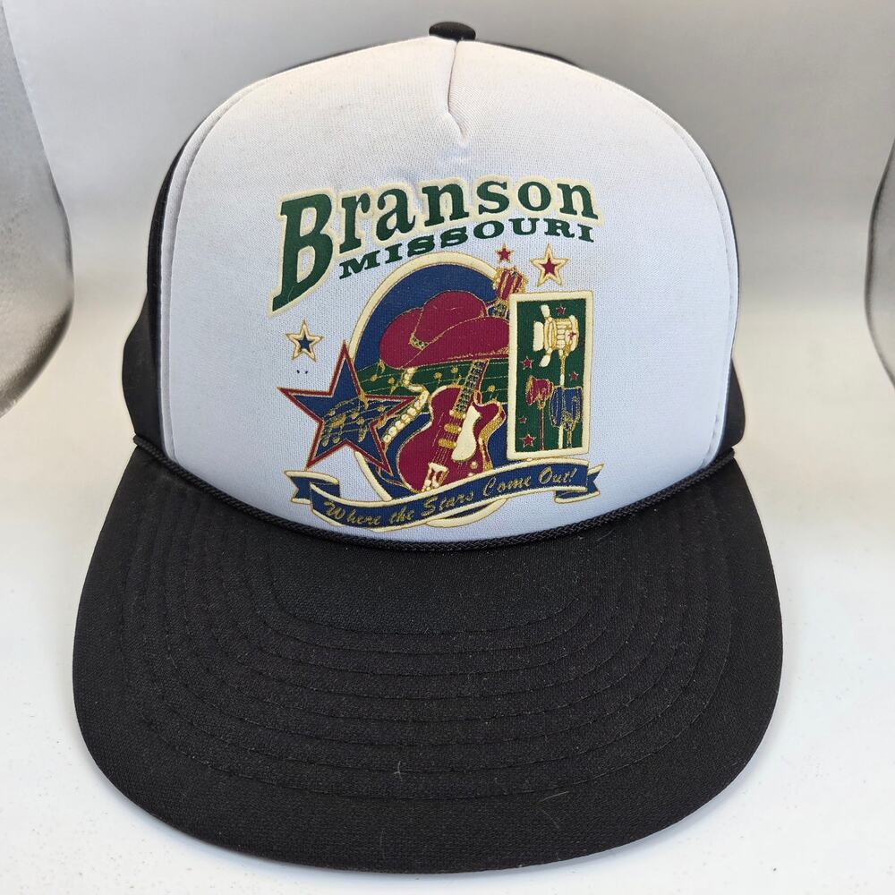 Vintage Cameo Branson Missouri Where the Stars Come Out Snapback Foam Hat